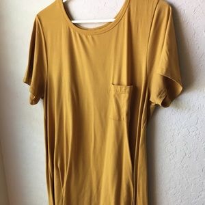 LulaRoe Carly Mustard Dress - Back to School spec!